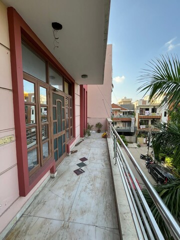 Balcony in 3 BHK Builder Floor at Vasundhara Sector 12 – for Rent