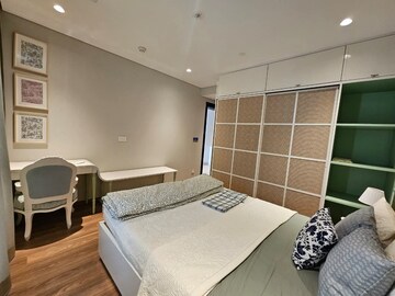 Bedroom in 3.5 BHK Apartment at Panchshil Towers, Kharadi – for Rent