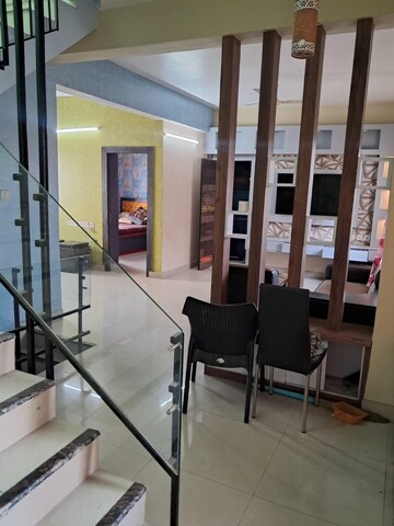 Staircase in 4 BHK Penthouse at Hiland Woods, Rajarhat – for Rent