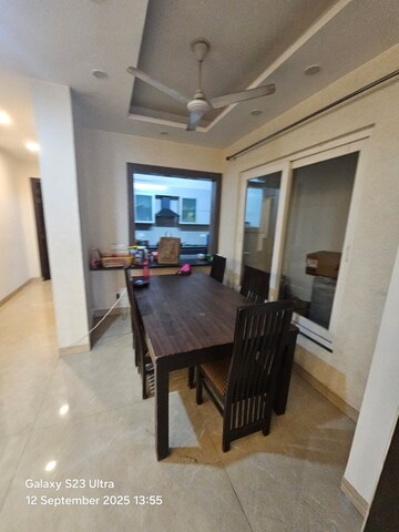 Dining area in 3 BHK Builder Floor at Sector 64 – for Rent