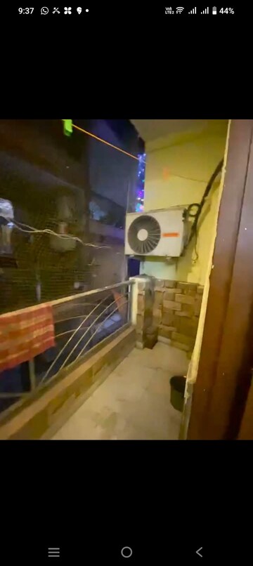 Balcony in 2 BHK Builder Floor at Laxmi Nagar – for Rent