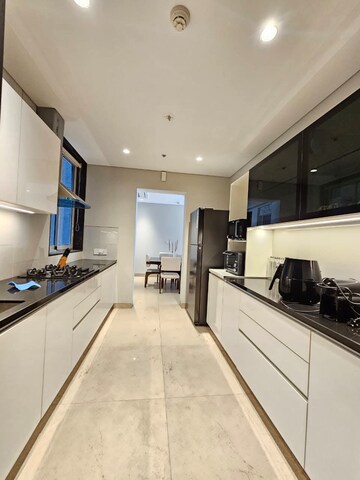Kitchen in 3.5 BHK Apartment at Panchshil Towers, Kharadi – for Rent