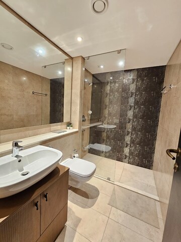 Attached Bathroom in 3.5 BHK Apartment at Panchshil Towers, Kharadi – for Rent