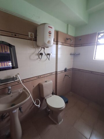 Bathroom in 4 BHK Penthouse at Hiland Woods, Rajarhat – for Rent
