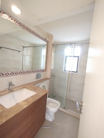 Bathroom in 3 BHK Builder Floor at Unitech South City II, Sector 50 – for Rent