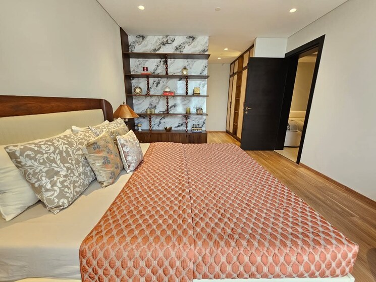 Bedroom, panchshil-towers 3.5 Bedroom 2500 Sq.Ft. Apartment In Kharadi Pune 9185169