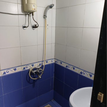 Bathroom in 1 BHK Apartment at Ajmera Valencia, Bhakti Park – for Rent