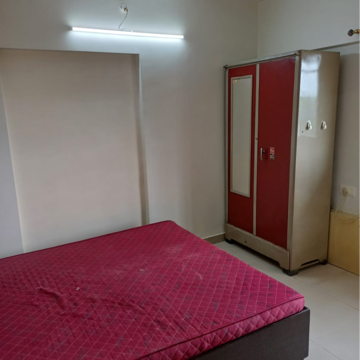 Bedroom in 1 BHK Apartment at Ajmera Valencia, Bhakti Park – for Rent