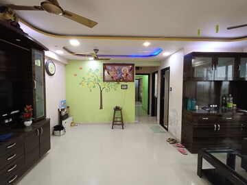 Living Room in 2 BHK Apartment at Sethia Sea View, Goregaon West – for Rent