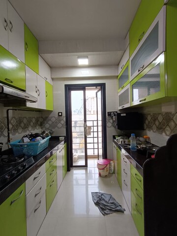 Kitchen in 2 BHK Apartment at Sethia Sea View, Goregaon West – for Rent