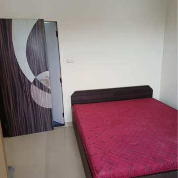 Bedroom in 1 BHK Apartment at Ajmera Cosmic Heights, Bhakti Park – for Rent