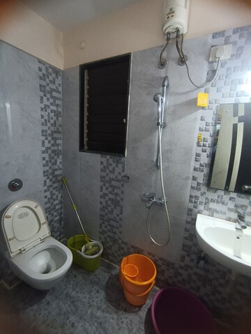 Bathroom in 1 BHK Apartment at Silicon Park, Malad West – for Rent