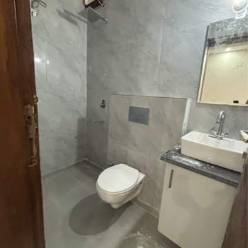 Bathroom in 2 BHK Builder Floor at Malviya Nagar – for Rent