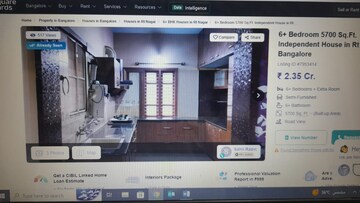2 BHK Independent House – Exterior View View at Frazer Town - for Rent