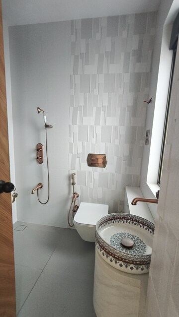 Attached Bathroom in 3 BHK Apartment at Indiabulls Sky Forest, Lower Parel – for Rent