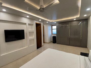 Bedroom in 1 BHK Penthouse at Chattarpur – for Rent