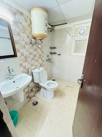 Bathroom in 3 BHK Apartment at Amrapali Crystal Homes, Sector 76 – for Rent