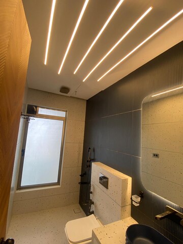 Bathroom in 3 BHK Apartment at Indiabulls Sky Forest, Lower Parel – for Rent