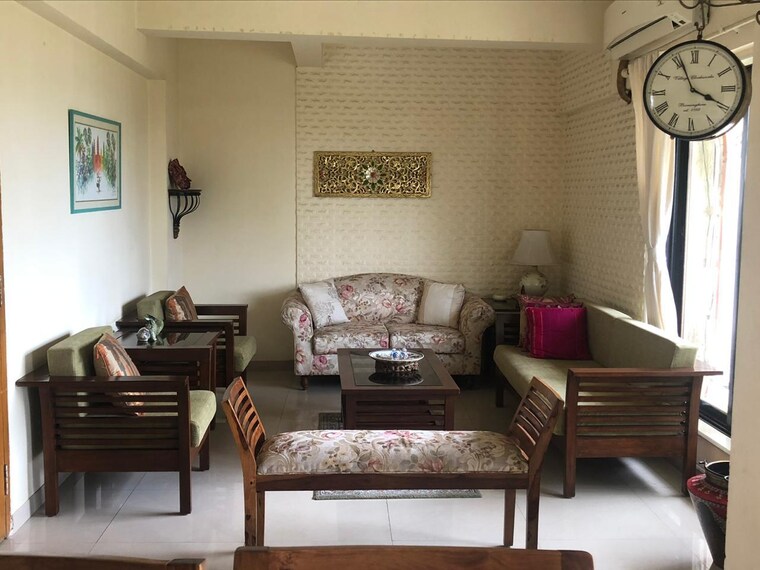 Living Room, krishnaraj-chs 3 Bedroom 1200 Sq.Ft. Apartment In Worli Mumbai 9185423