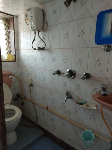 Bathroom in 1 RK Apartment at Adarsh Nagar Society, Worli – for Rent