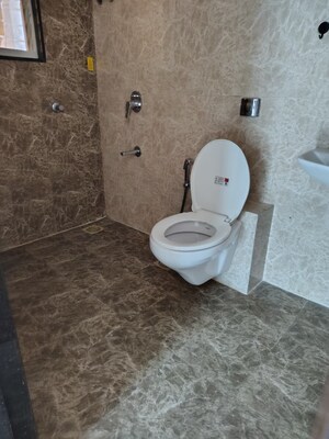 Attached Bathroom in 2 BHK Apartment at Ruparel Ariana, Parel – for Rent