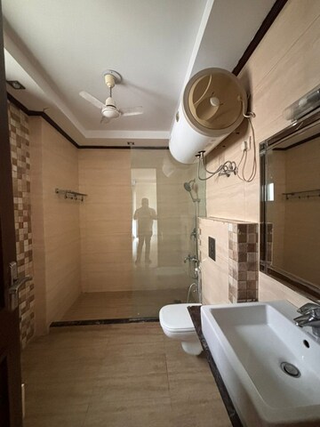 Bathroom in 4 BHK Builder Floor at Anand Niketan – for Rent