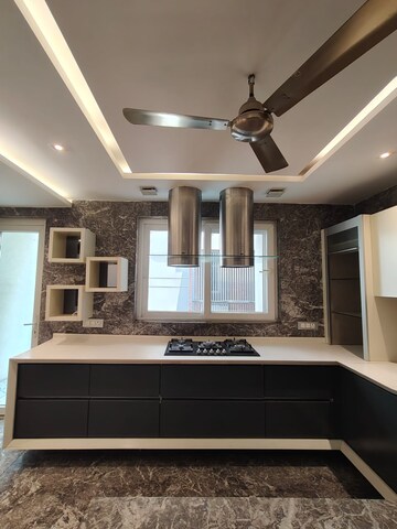 Kitchen in 4 BHK Builder Floor at Boutique Residential Apartments N-136, Panchsheel Park – for Rent