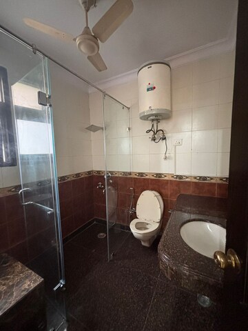 Bathroom in 4 BHK Builder Floor at Vasant Vihar – for Rent