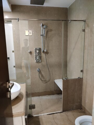 Bathroom in 3 BHK Builder Floor at Vasant Vihar – for Rent
