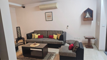 Living Room in 3 BHK Builder Floor at Boutique Residential Apartments C-253, Defence Colony – for Rent