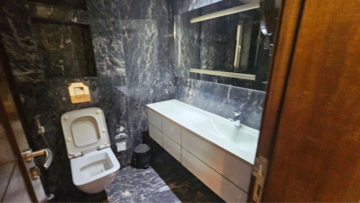Bathroom in 3 BHK Builder Floor at Boutique Residential Apartments C-253, Defence Colony – for Rent