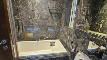 Attached Bathroom in 3 BHK Builder Floor at Boutique Residential Apartments C-253, Defence Colony – for Rent