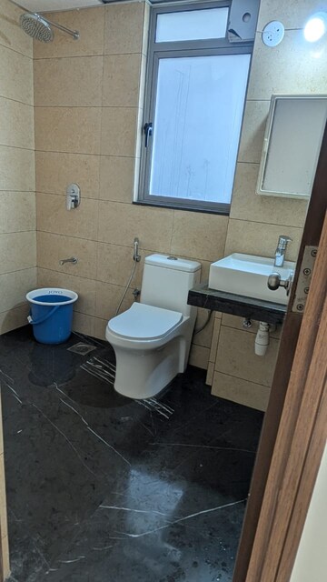 Bathroom in 3 BHK Apartment at Kalpataru Immensa, Kolshet Road – for Rent