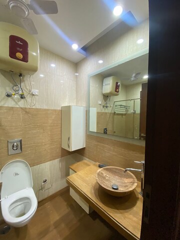 Bathroom in 3 BHK Builder Floor at Uday Park – for Rent