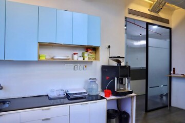 Kitchen in  Office Space at Lower Parel – for Rent