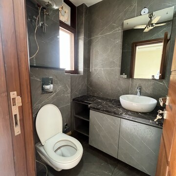 Attached Bathroom in 3 BHK Builder Floor at Greater Kailash – for Rent