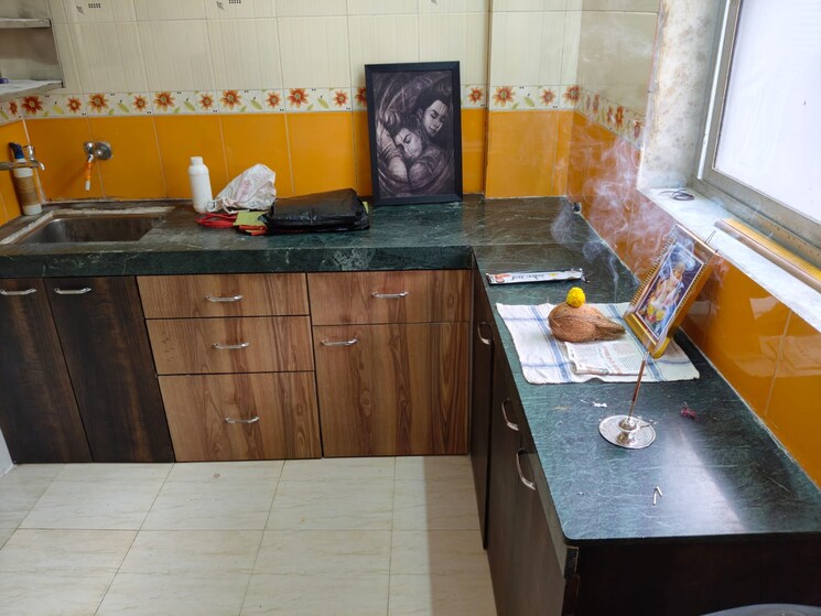 Kitchen, divya-shivangan 1 RK 250 Sq.Ft. Apartment In Bhandup West Mumbai 9185490