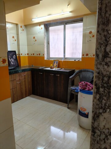Kitchen in 1 RK Apartment at Divya Shivangan, Bhandup West – for Rent