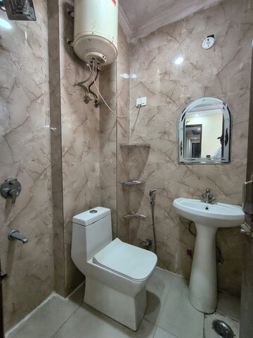 Bathroom in 2 BHK Builder Floor at Saket – for Rent