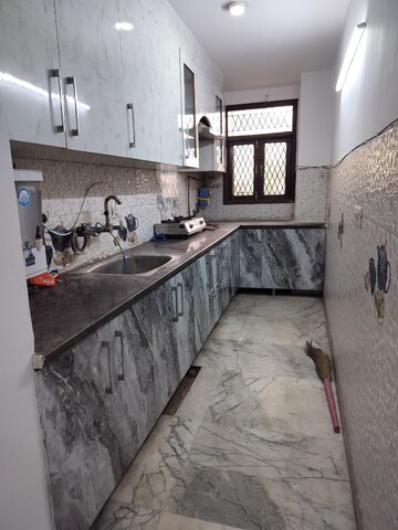 Kitchen in 3 BHK Builder Floor at Saket – for Rent
