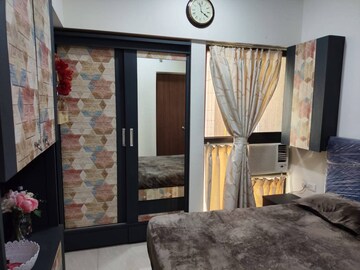 Bedroom in 1 BHK Apartment at Lodha Crown Quality Homes, Majiwada – for Rent
