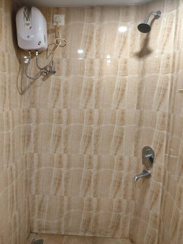 Bathroom in 1 BHK Apartment at Lodha Crown Quality Homes, Majiwada – for Rent