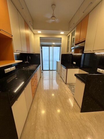 Kitchen in 4 BHK Apartment at Khar West – for Rent