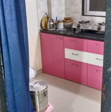Kitchen in 1 RK Apartment at Yesu Anand Heights, Nandivli – for Sale