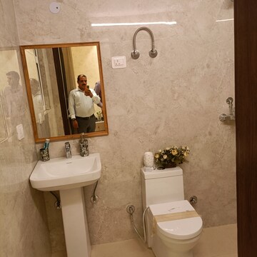 Bathroom in 3 BHK Apartment at Amrapali Crystal Homes, Sector 76 – for Sale