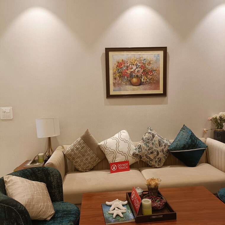 Living Room, amrapali-crystal-homes 3 Bedroom 1700 Sq.Ft. Apartment In Sector 76 Noida 9185566