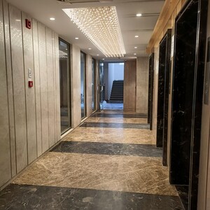 Building Lobby in 3 BHK Apartment at Amrapali Crystal Homes, Sector 76 – for Sale