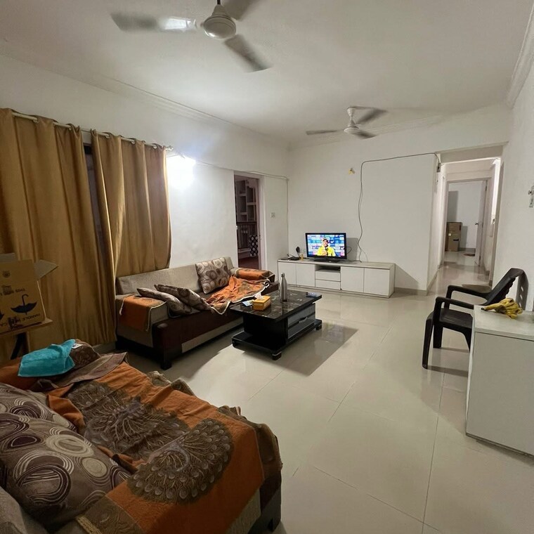 Living Room, goel-ganga-constella 2 Bedroom 950 Sq.Ft. Apartment In Kharadi Pune 9185587