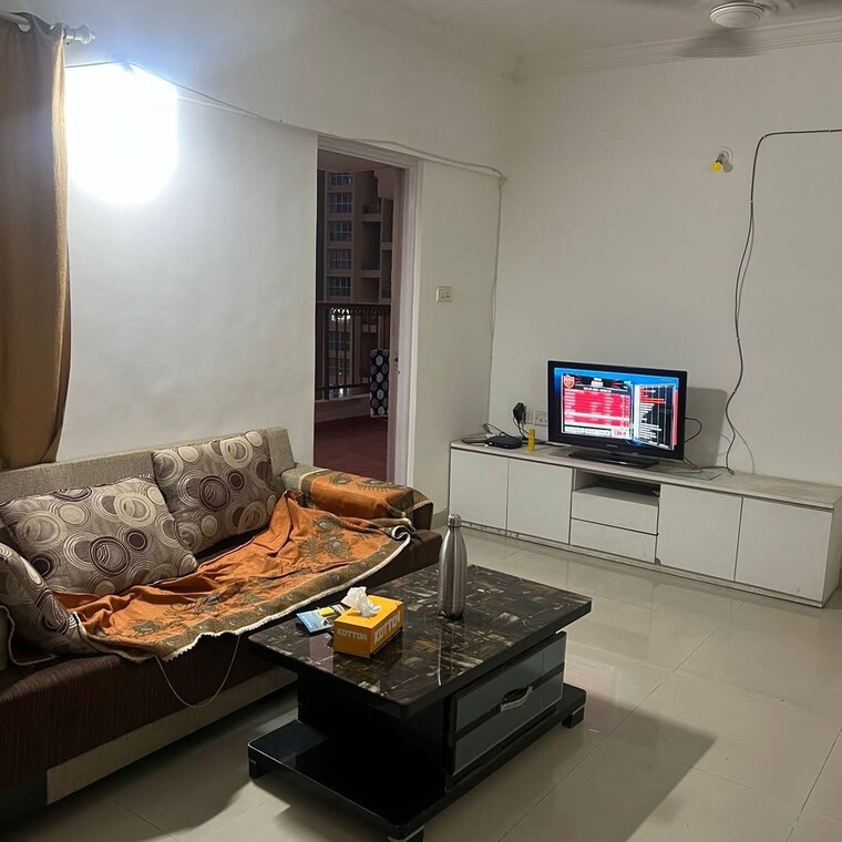 Living Room, goel-ganga-constella 2 Bedroom 950 Sq.Ft. Apartment In Kharadi Pune 9185587