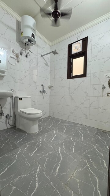 Bathroom in 1 BHK Builder Floor at Chattarpur – for Rent